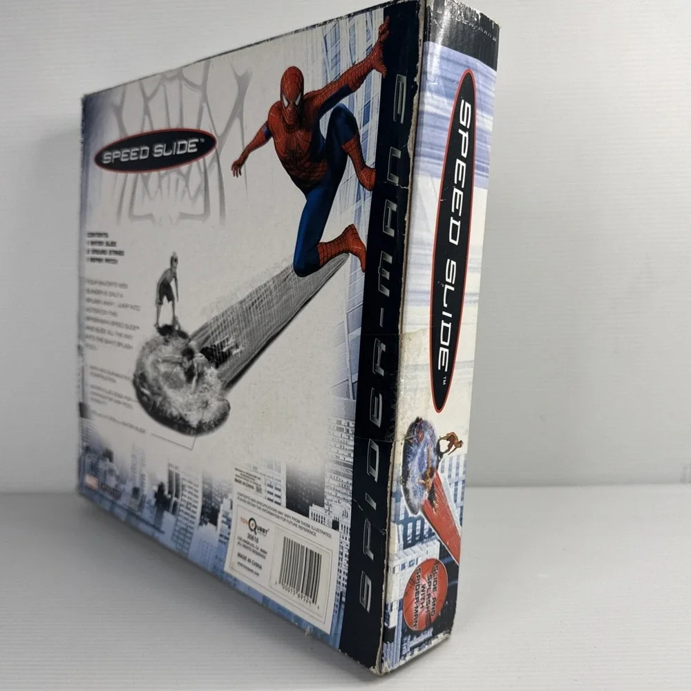 Vintage Y2K Spider-Man 3 Web Shower Water Slide 16 Ft Long RARE FROM 2006 Marvel